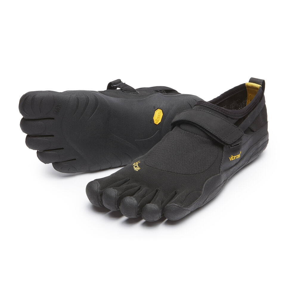 Vibram Fivefingers KSO Mens Training Shoes Black Australia (UTZ047615)